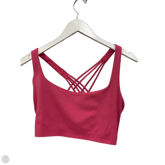 Athletic Bra By Lululemon In Pink, Size: Xl
