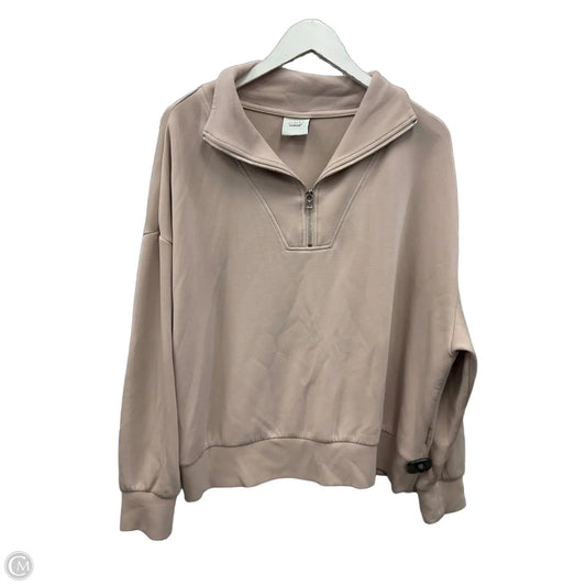 Sweatshirt Collar By Varley In Tan, Size: Xl