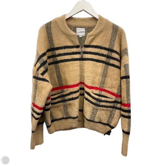 Sweater Cardigan By Cyrus In Tan, Size: M