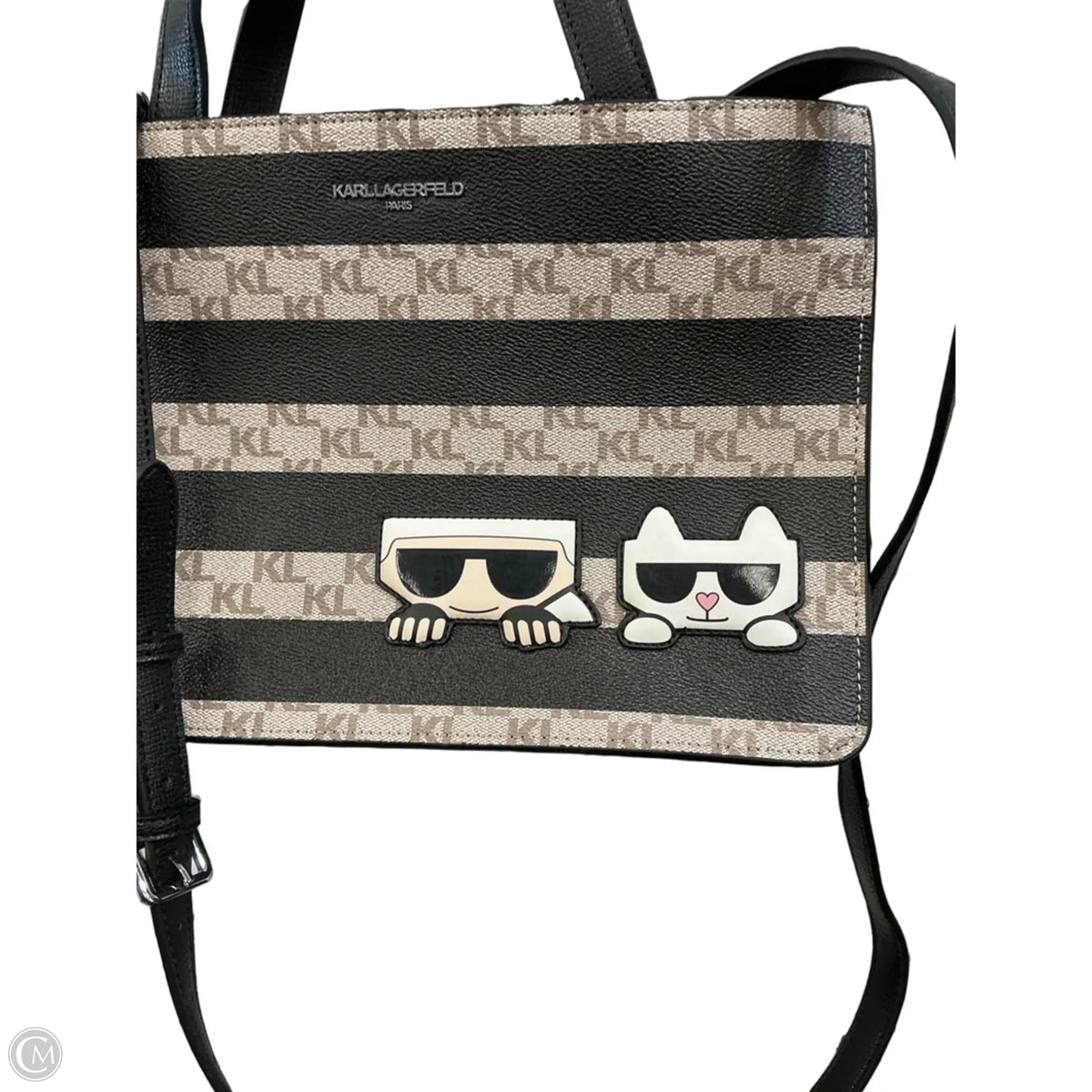 Handbag Designer By Karl Lagerfeld, Size: Medium