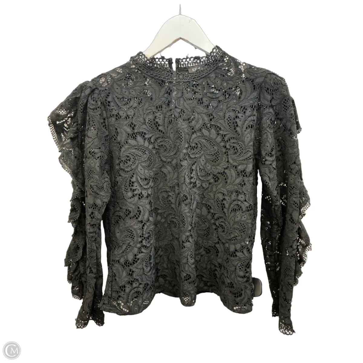 Top 2pc Long Sleeve By Express In Black, Size: S