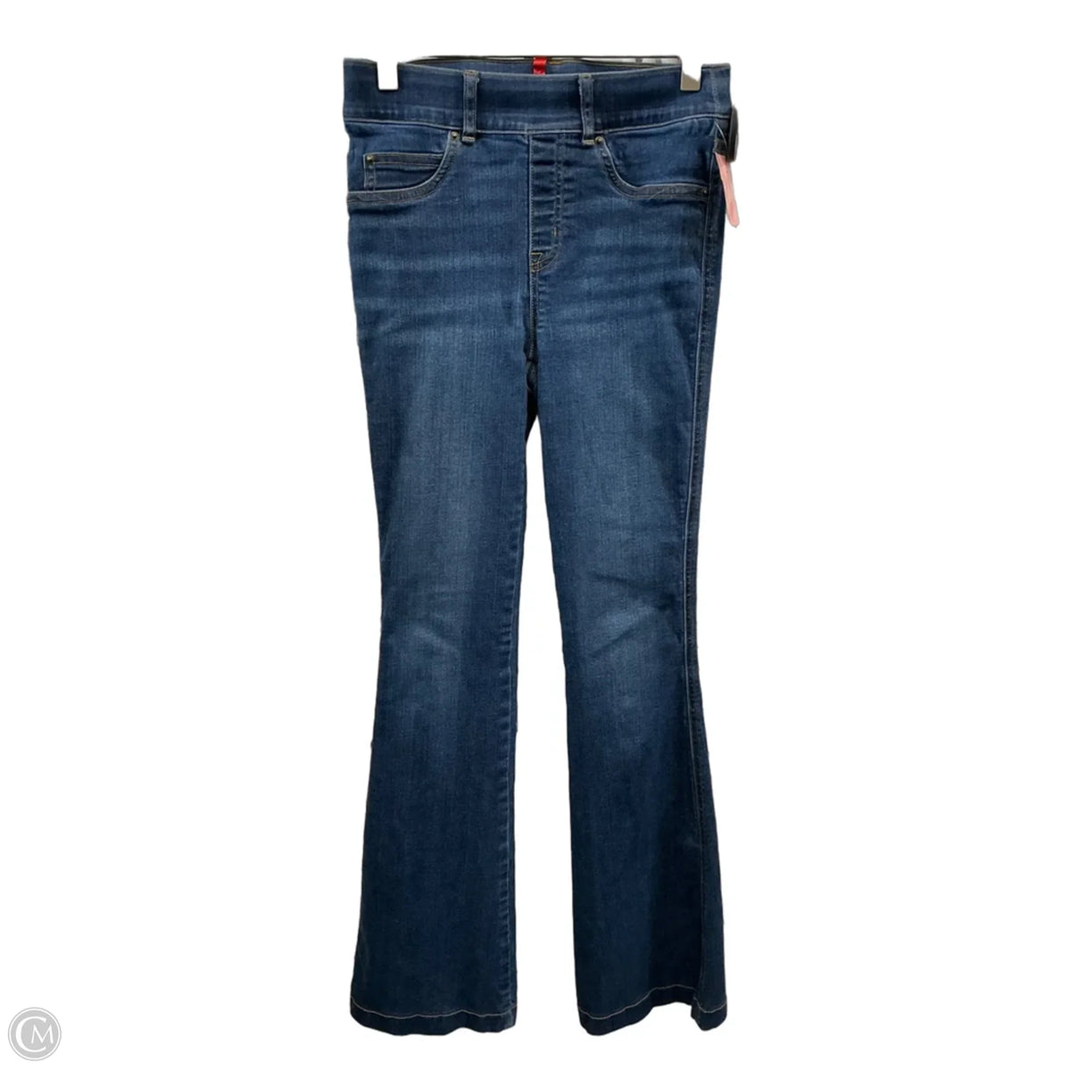 Jeans Flared By Spanx In Blue Denim, Size: 0