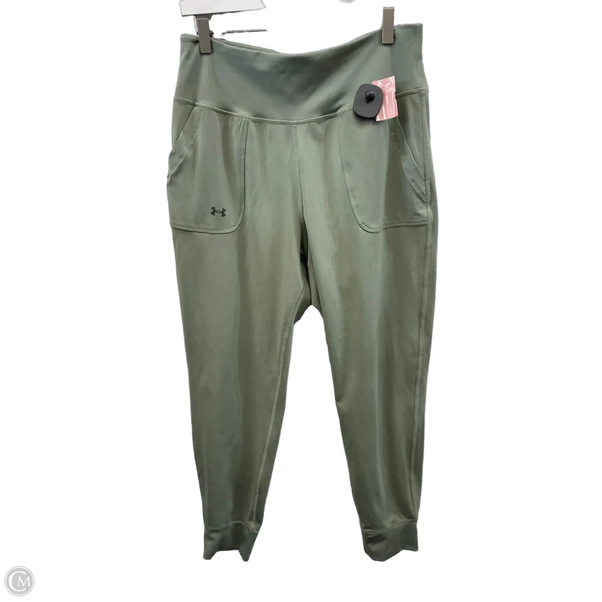 Athletic Pants By Under Armour In Green, Size: L