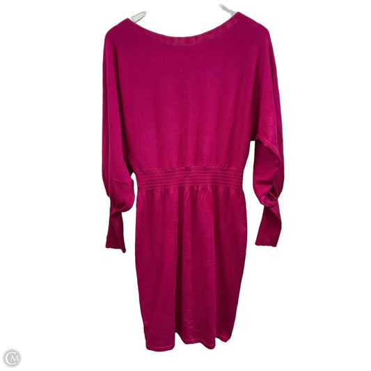 Dress Sweater By Clothes Mentor In Pink, Size: L