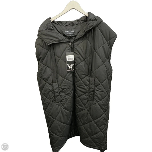 Vest Puffer & Quilted By White Mark In Black, Size: 2x