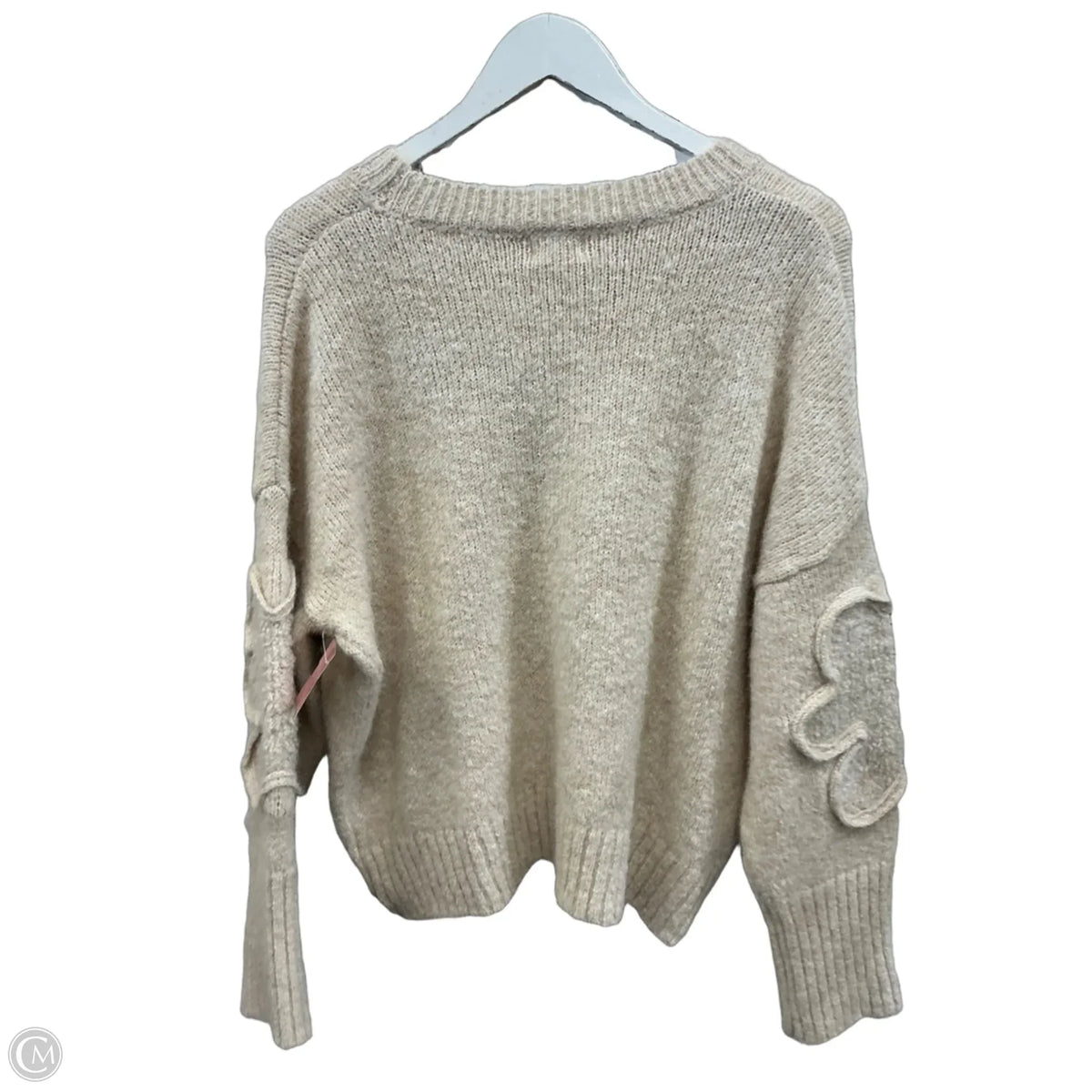Sweater By Clothes Mentor In Cream, Size: S