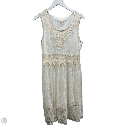 Dress Casual Midi By Sundance In Cream, Size: M