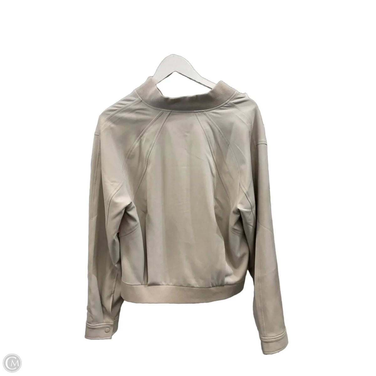 Athletic Jacket By Athleta In Tan, Size: M