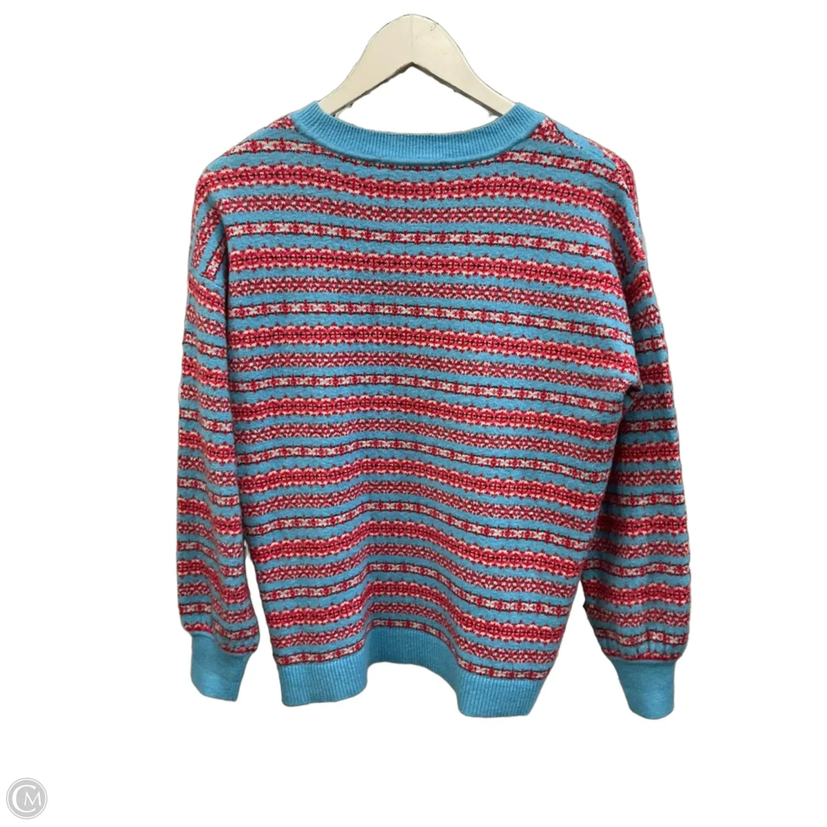Sweater By Loft In Blue & Red, Size: S