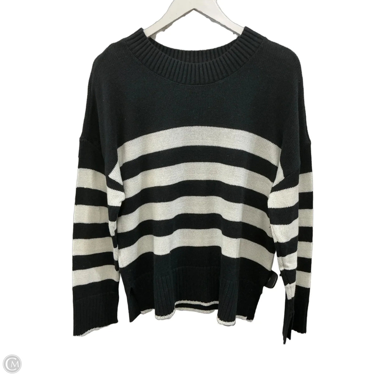 Sweater By Sonoma In Black & White, Size: L