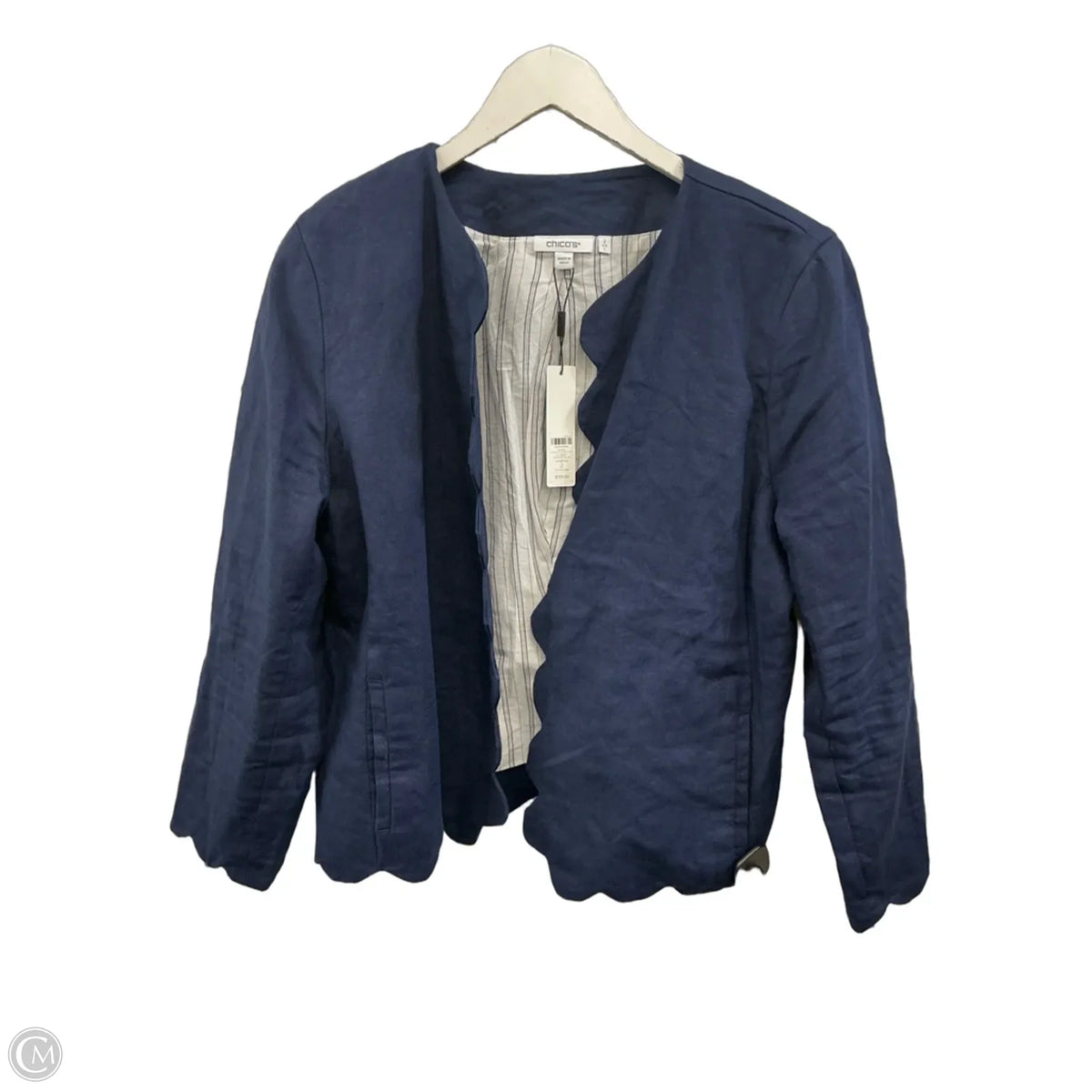 Blazer By Chicos In Navy, Size: L