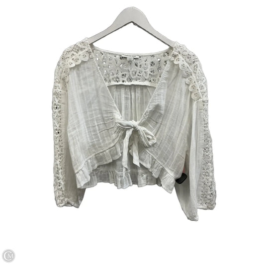 Cardigan By American Eagle In White, Size: L