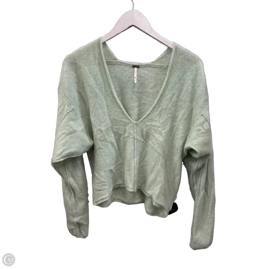 Sweater Cashmere By Free People In Green, Size: Xs