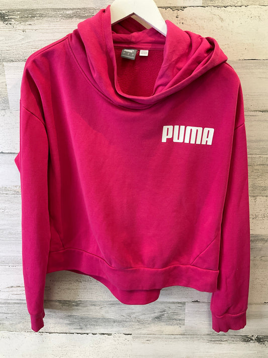 Pink Sweatshirt Hoodie Puma, Size L