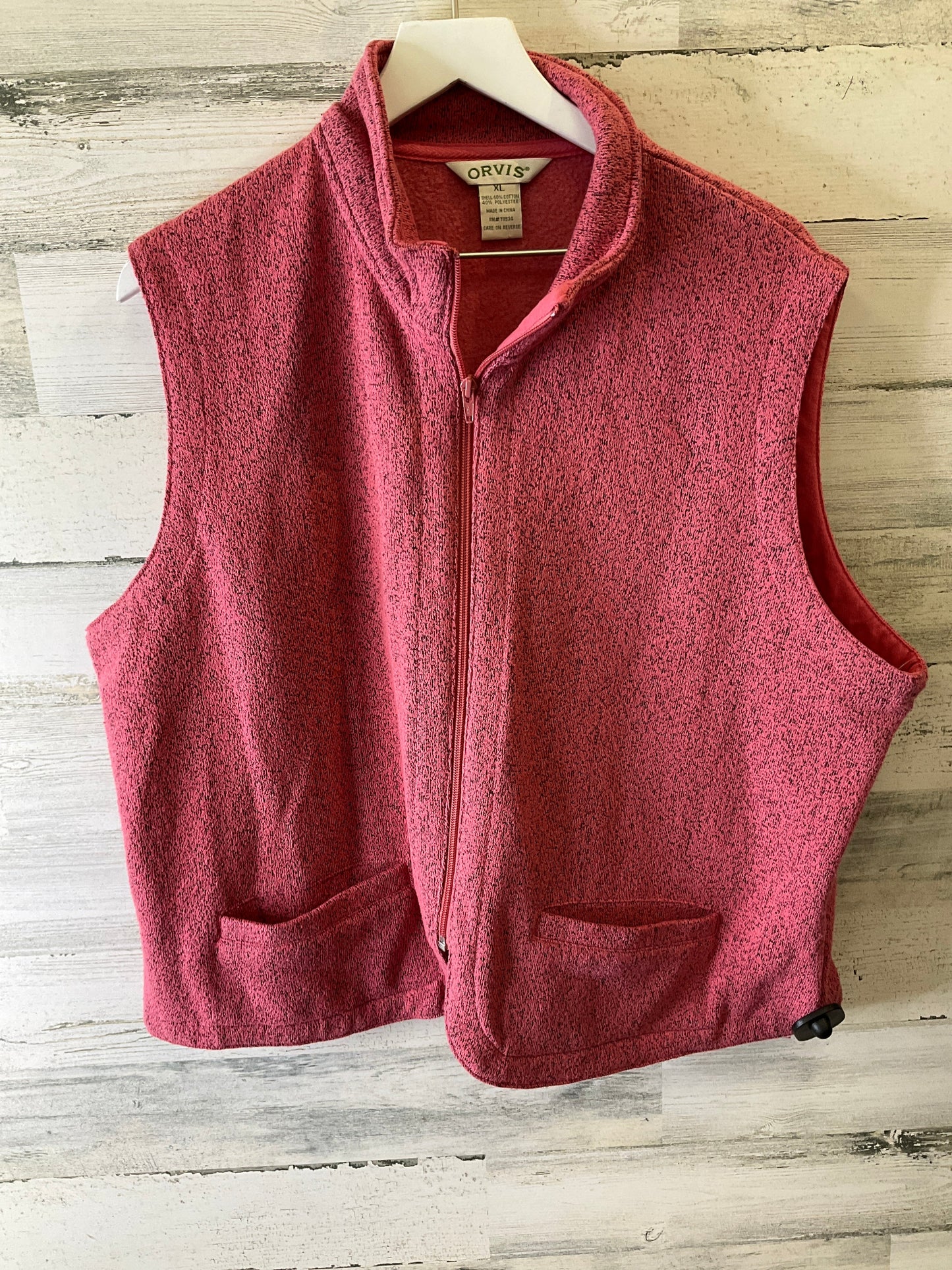 Vest Fleece By Orvis In Salmon, Size: Xl