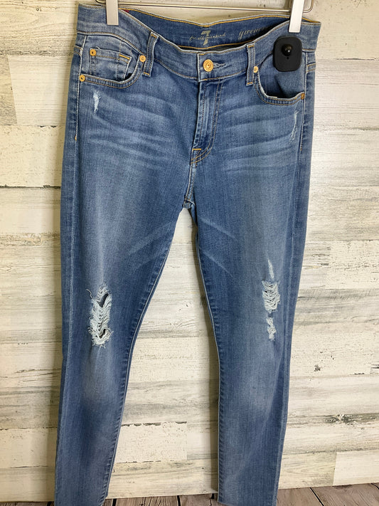 Denim Jeans Skinny 7 For All Mankind, Size 4