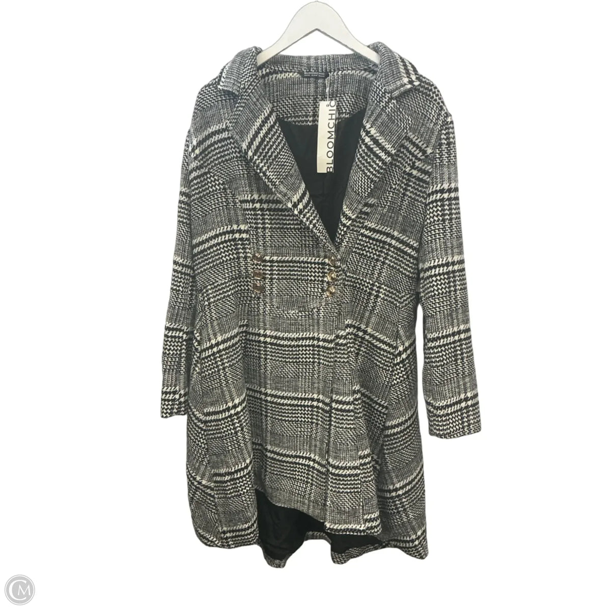 Coat Other By Bloomchic In Black & White, Size: Xl
