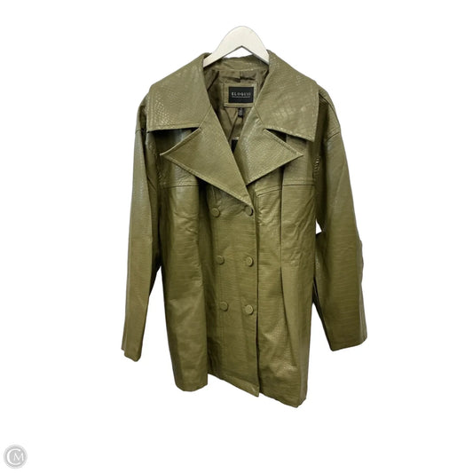 Jacket Other By Eloquii In Green, Size: 1x