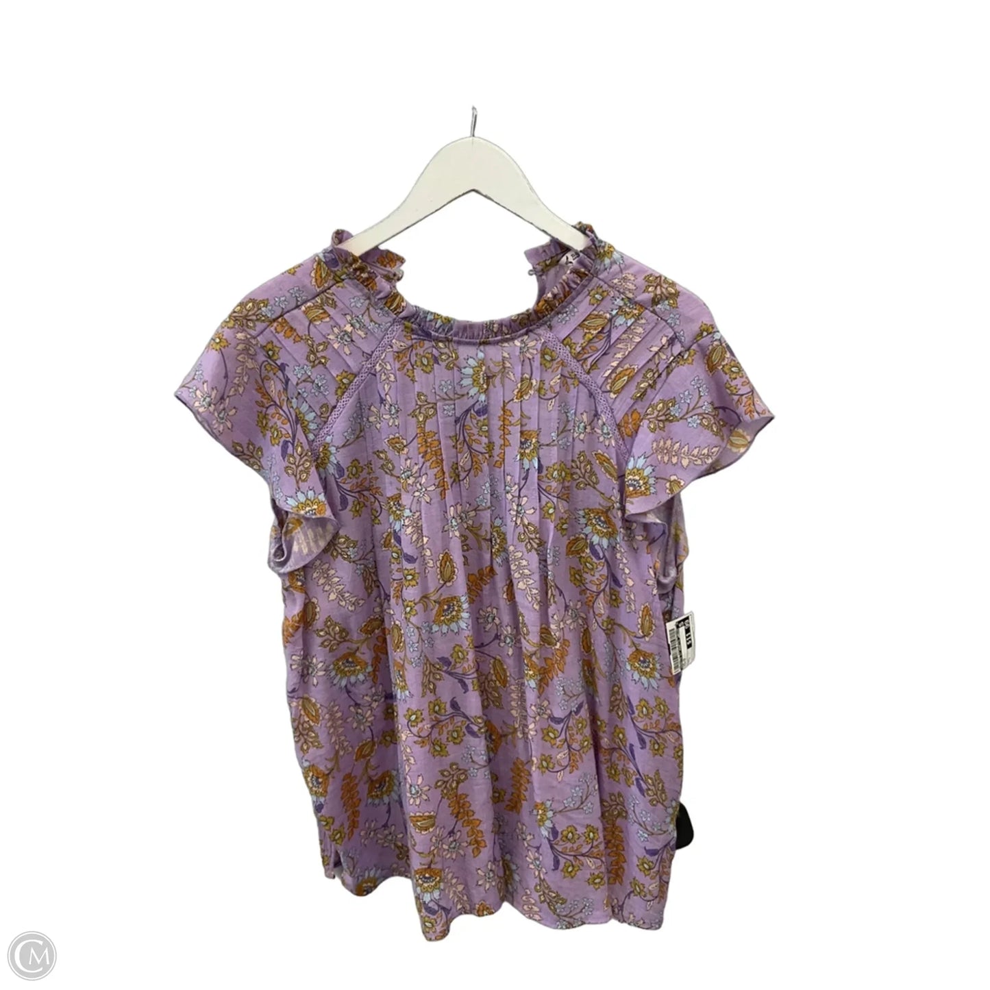 Top Short Sleeve By Nanette By Nanette Lepore In Purple, Size: L
