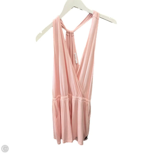 Romper By Lush In Pink, Size: L