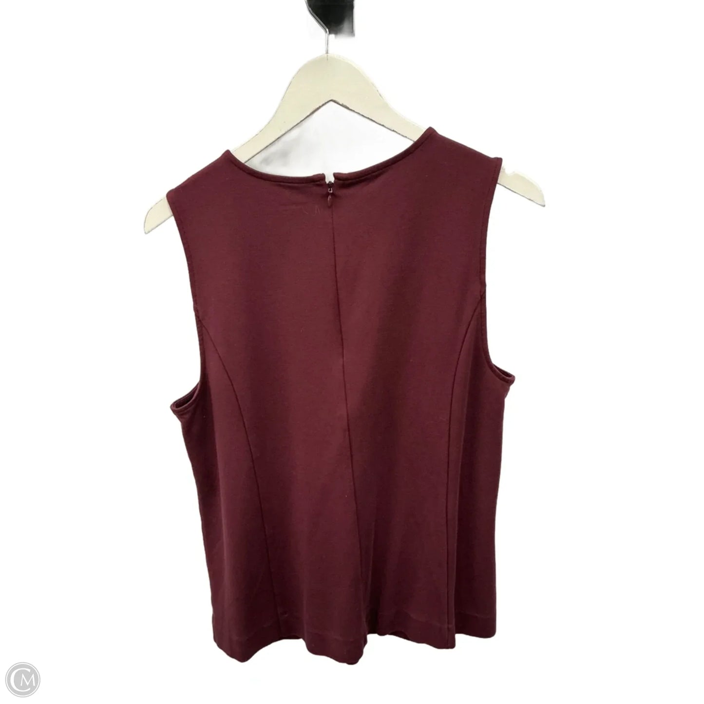 Top Sleeveless By Lane Bryant In Maroon, Size: Xl