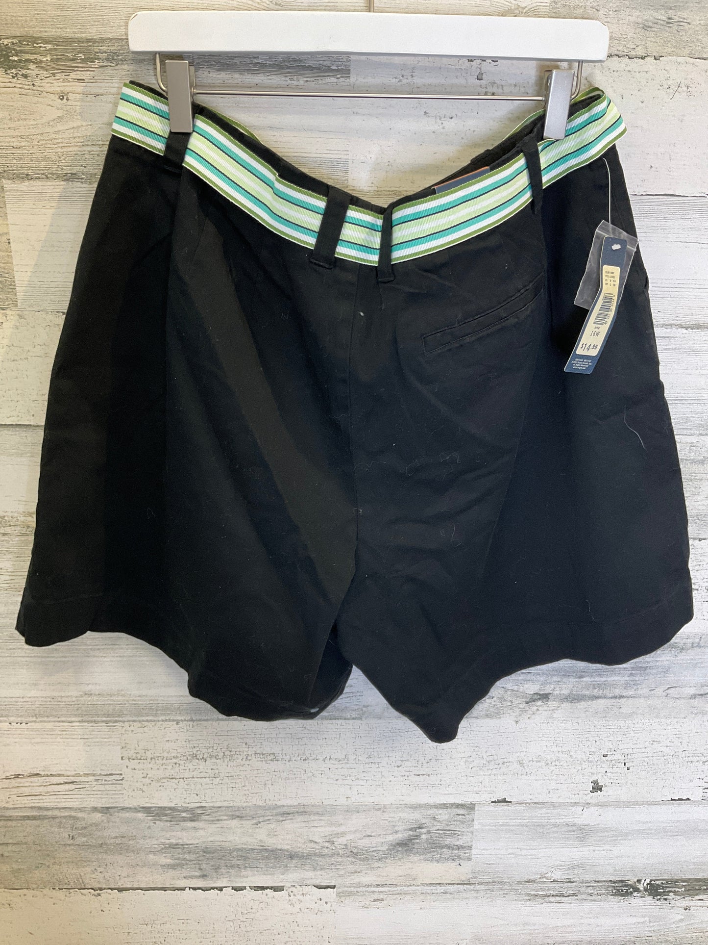 Black Shorts Cherokee, Size 16