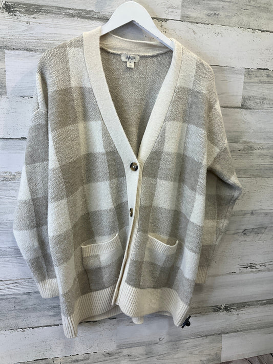 Sweater Cardigan By Style And Company In Cream, Size: Xlp