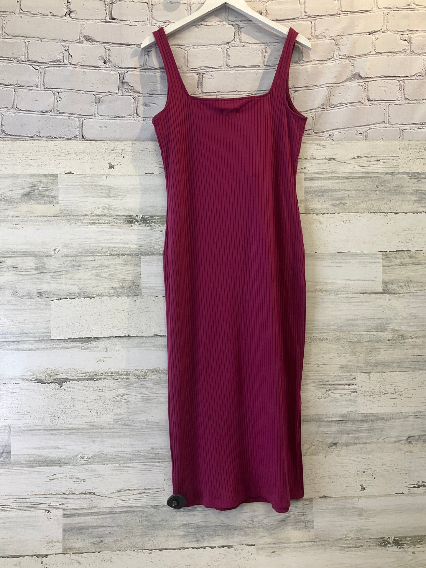 Dress Casual Midi By Wild Fable In Purple, Size: L