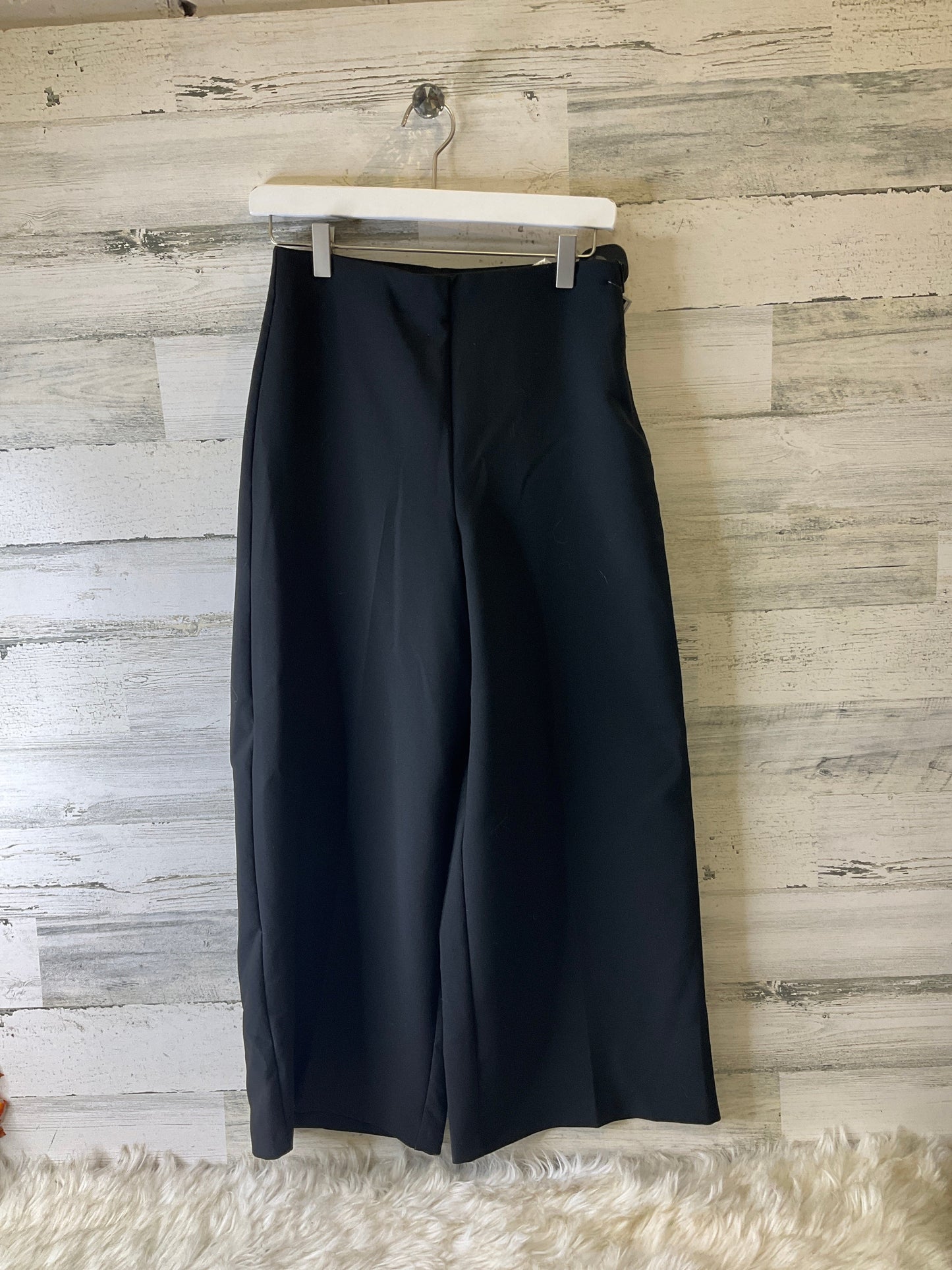 Pants Wide Leg By Zara In Black, Size: M