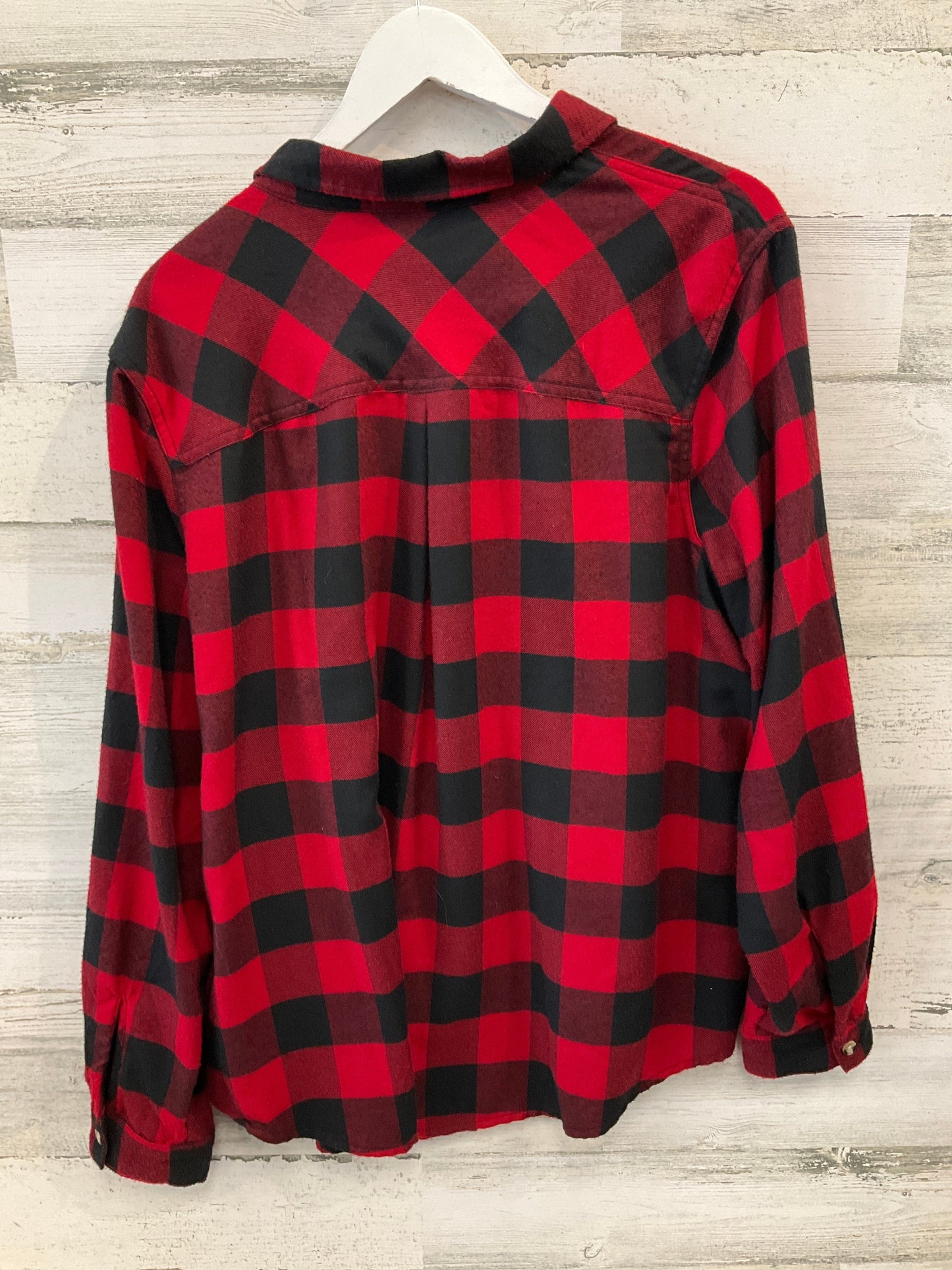 Top Long Sleeve By Maurices In Red, Size: 2x