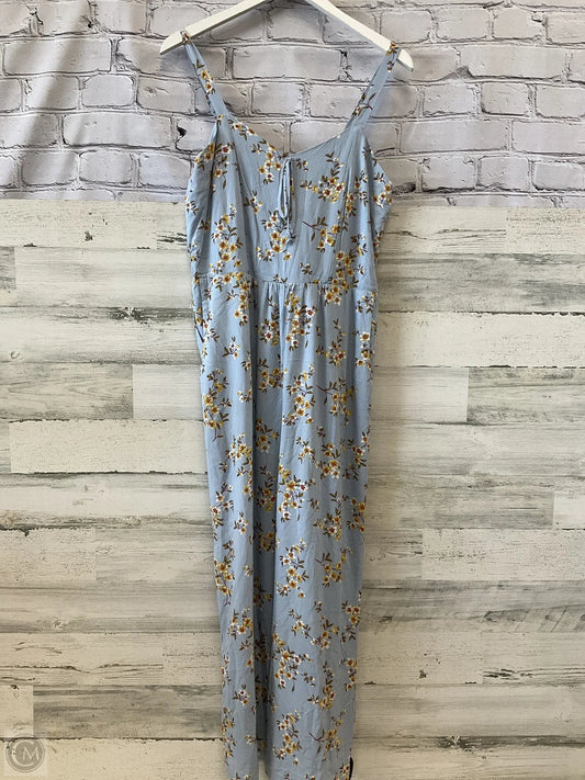 Jumpsuit By Xhilaration In Blue, Size: Xl