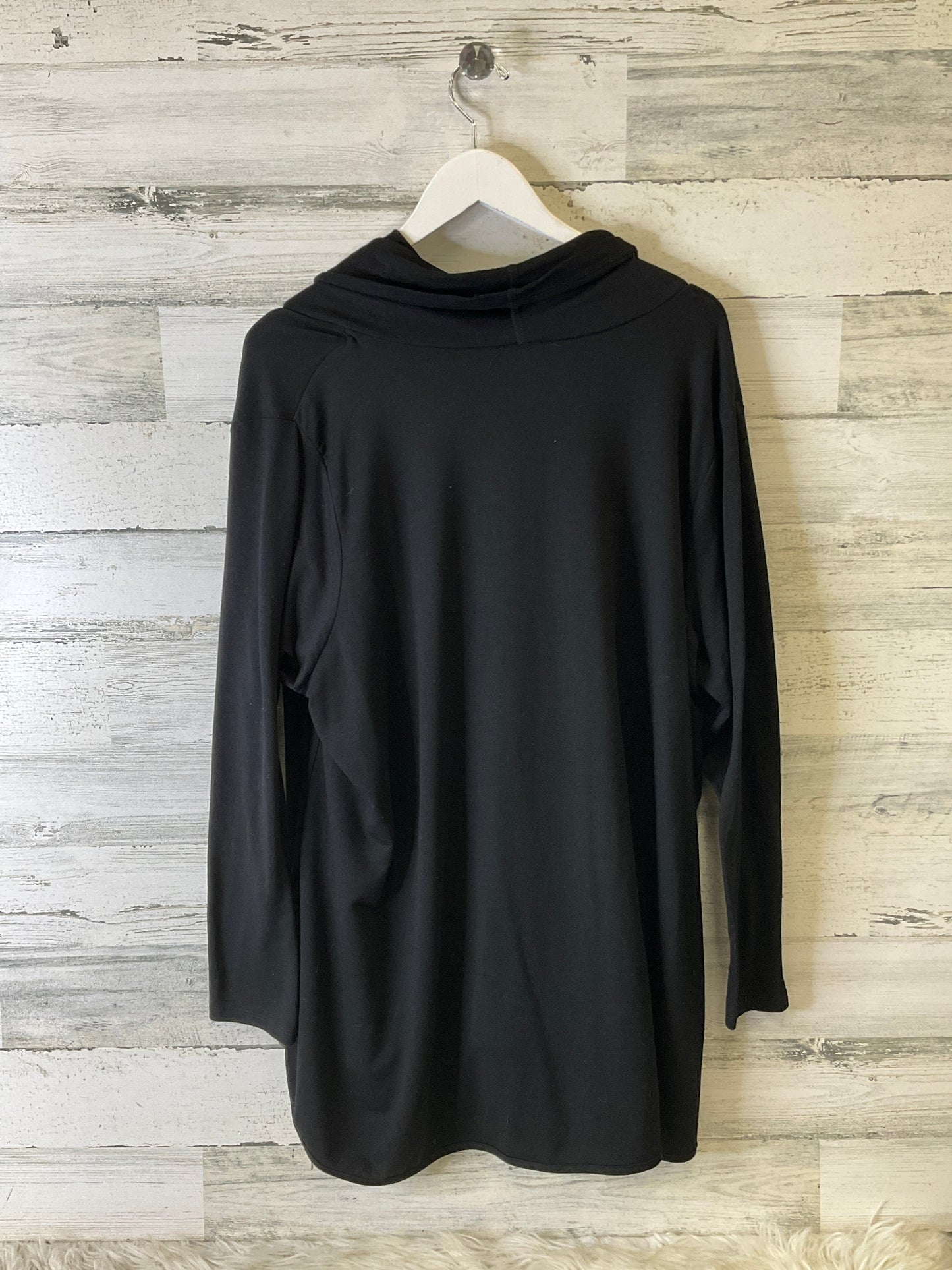 Top 3/4 Sleeve By Cable And Gauge In Black, Size: 3x