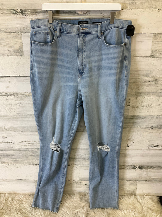 Jeans Straight By Banana Republic In Blue, Size: 18