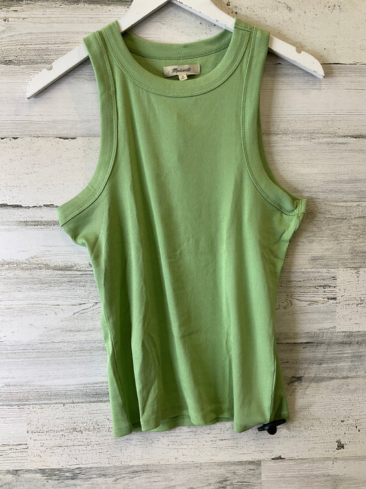 Top Sleeveless By Madewell In Green, Size: M