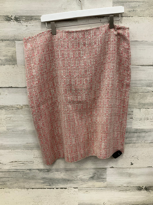 Skirt Mini & Short By Talbots In Pink, Size: Xl