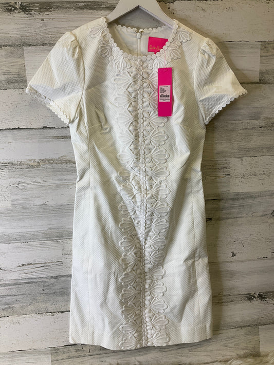 Dress Casual Short By Lilly Pulitzer In White, Size: Xs