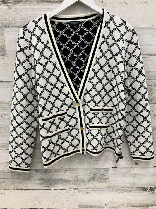 Sweater Cardigan By Talbots In White, Size: Mp