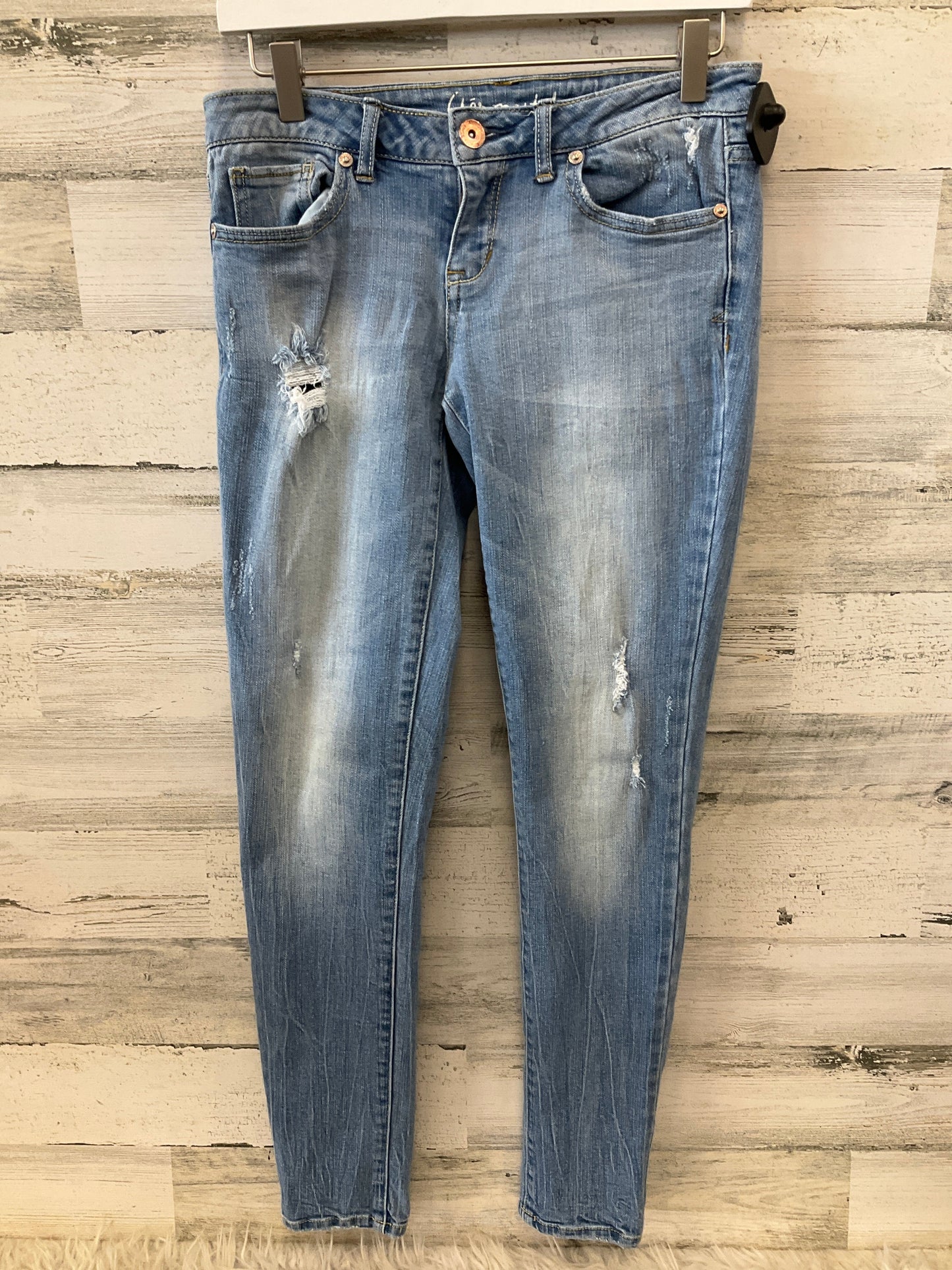 Jeans Straight By Aeropostale In Blue, Size: 4