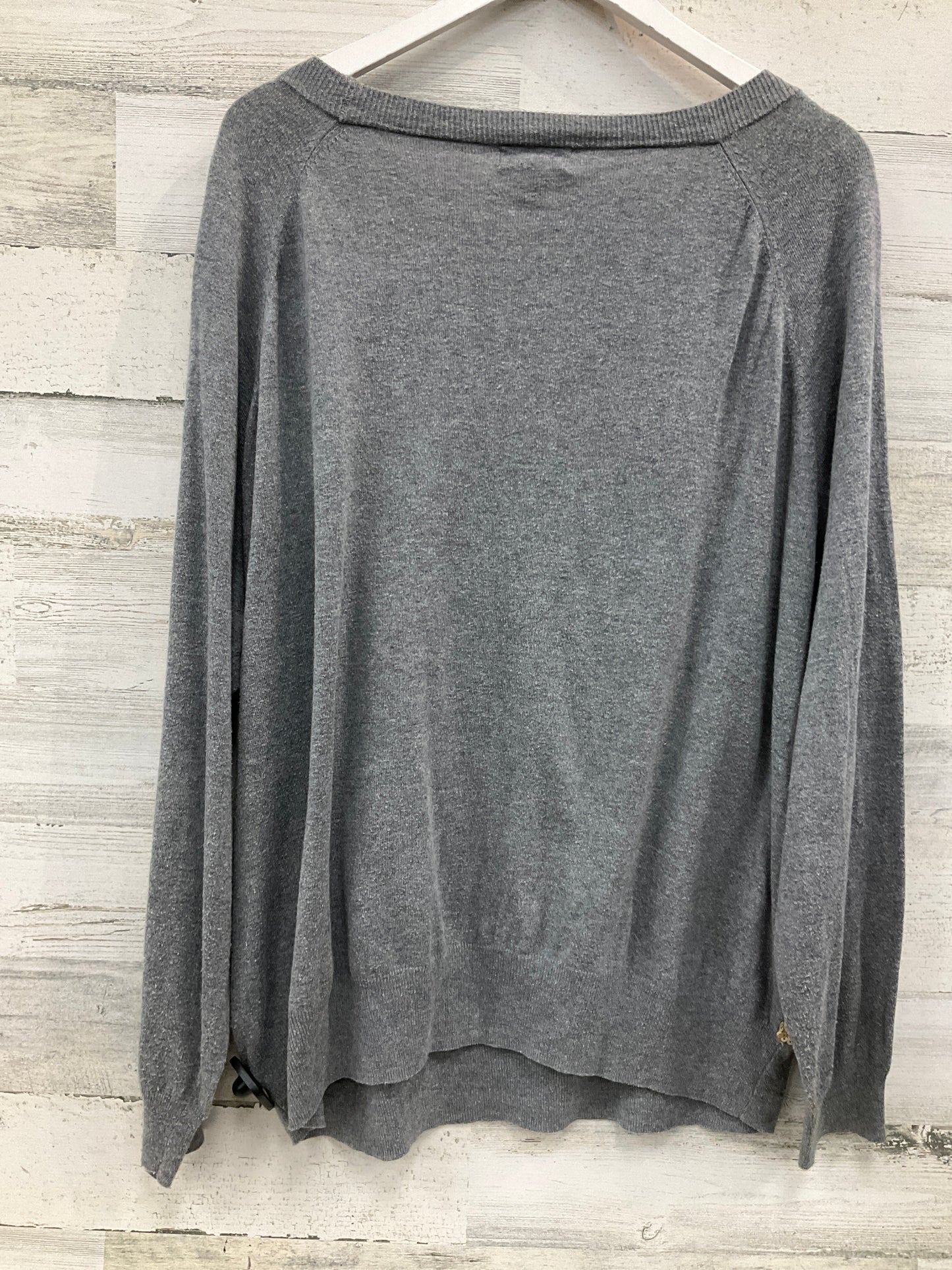 Top Long Sleeve By Ana In Grey, Size: 3x