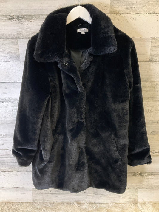 Coat Faux Fur & Sherpa By Ophelia Roe In Black, Size: L