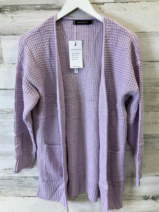 Cardigan By Clothes Mentor In Purple, Size: M