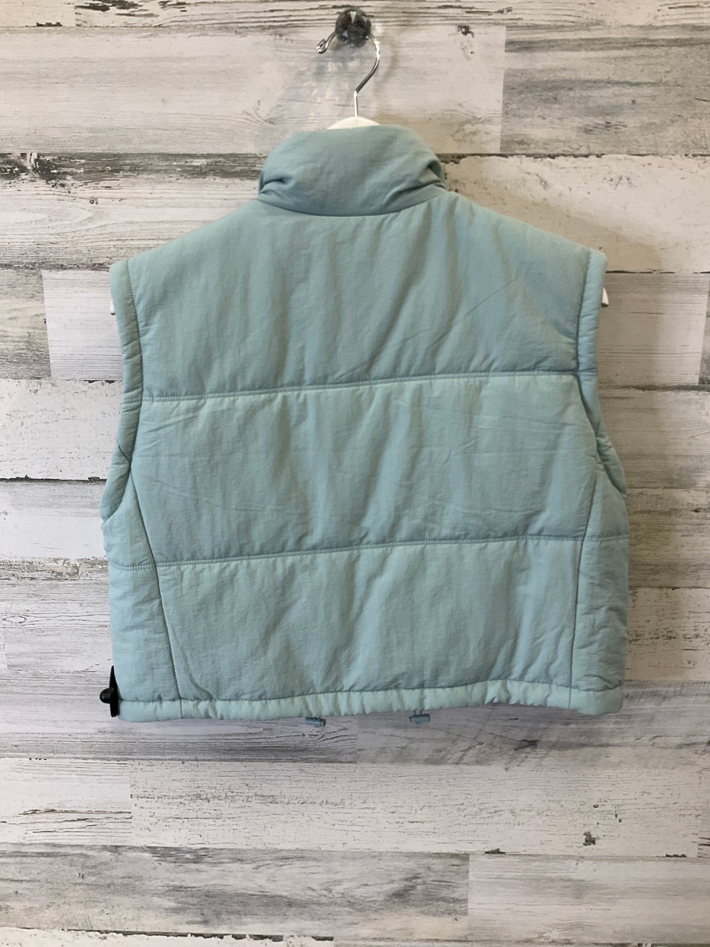 Vest Puffer & Quilted By Thread And Supply In Green, Size: M