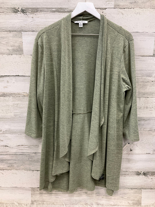 Cardigan By Studio West In Green, Size: Xl