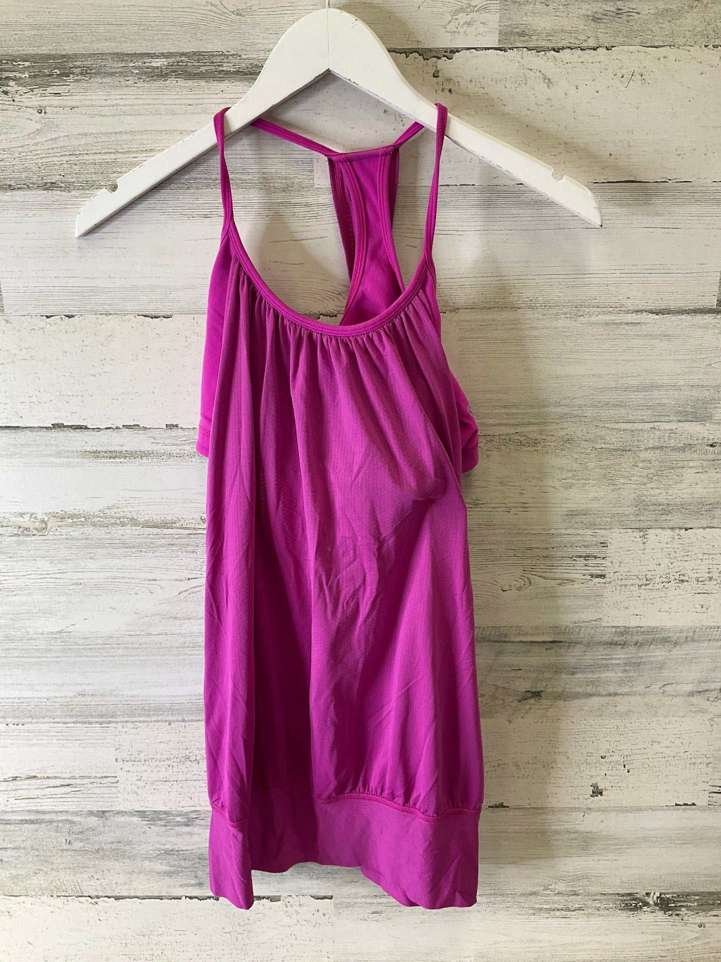 Athletic Tank Top By Lululemon In Pink, Size: 8