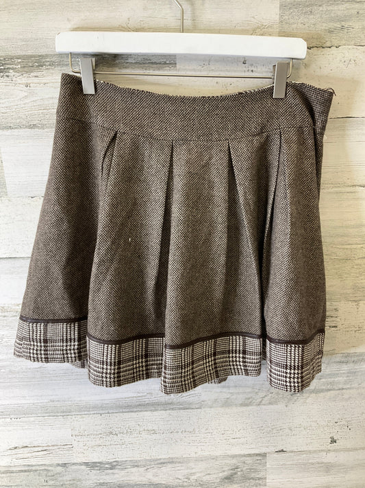 Skirt Mini & Short By Mystree In Brown, Size: L