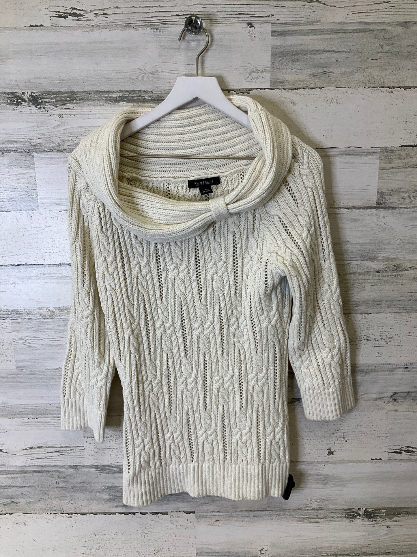 Sweater By White House Black Market In Cream, Size: L