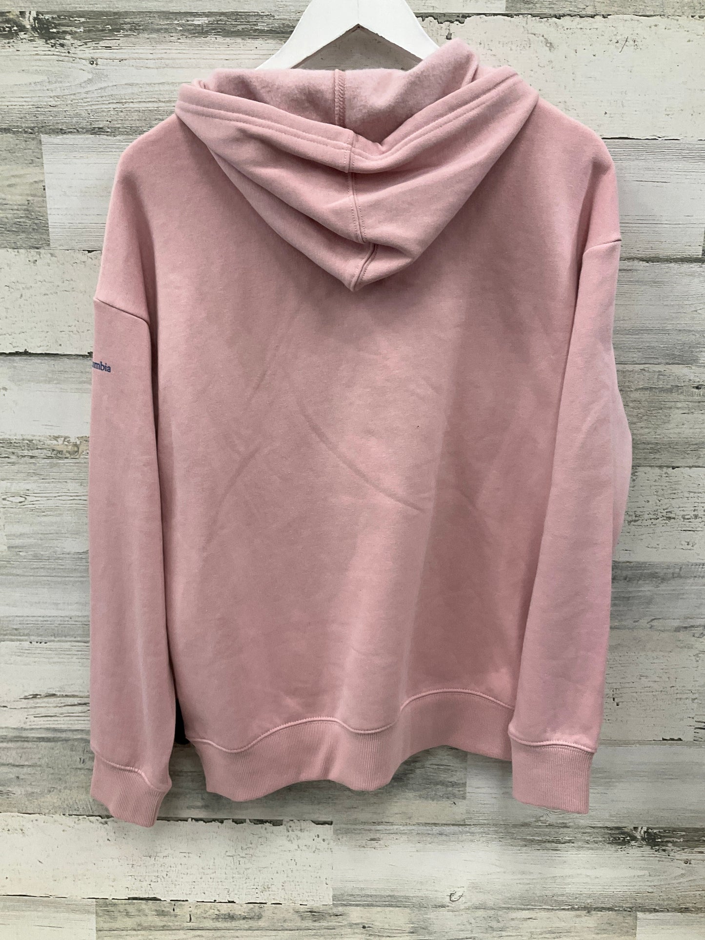 Sweatshirt Hoodie By Columbia In Orange, Size: S