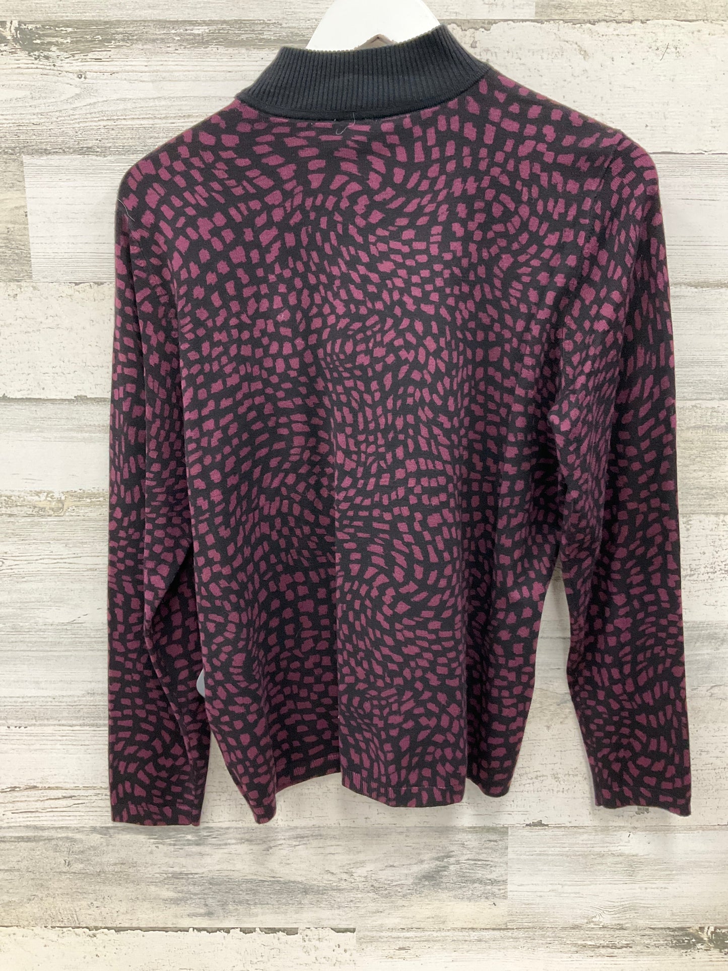 Sweater By Chicos In Purple, Size: L