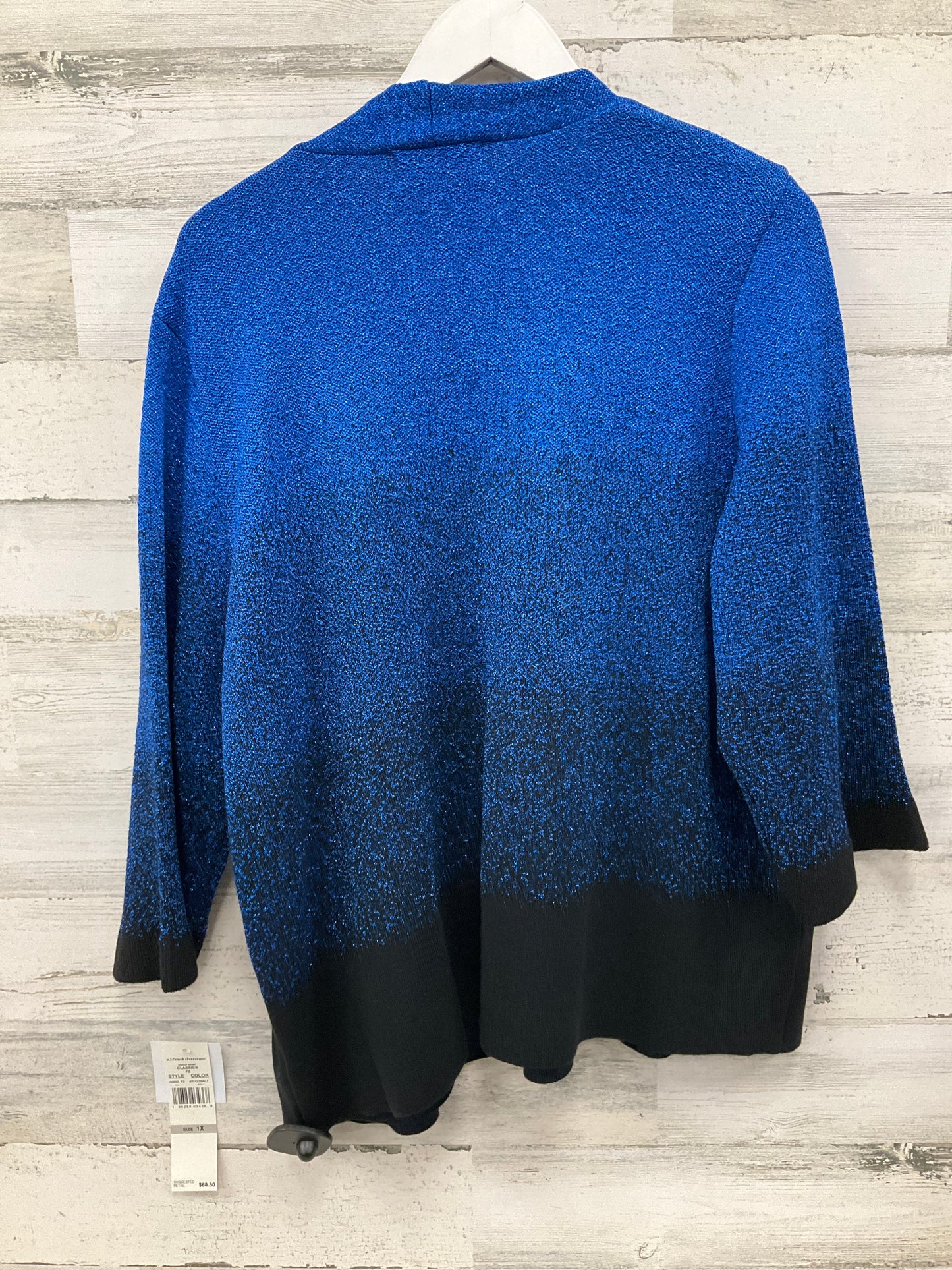 Cardigan By Alfred Dunner In Blue, Size: 1x