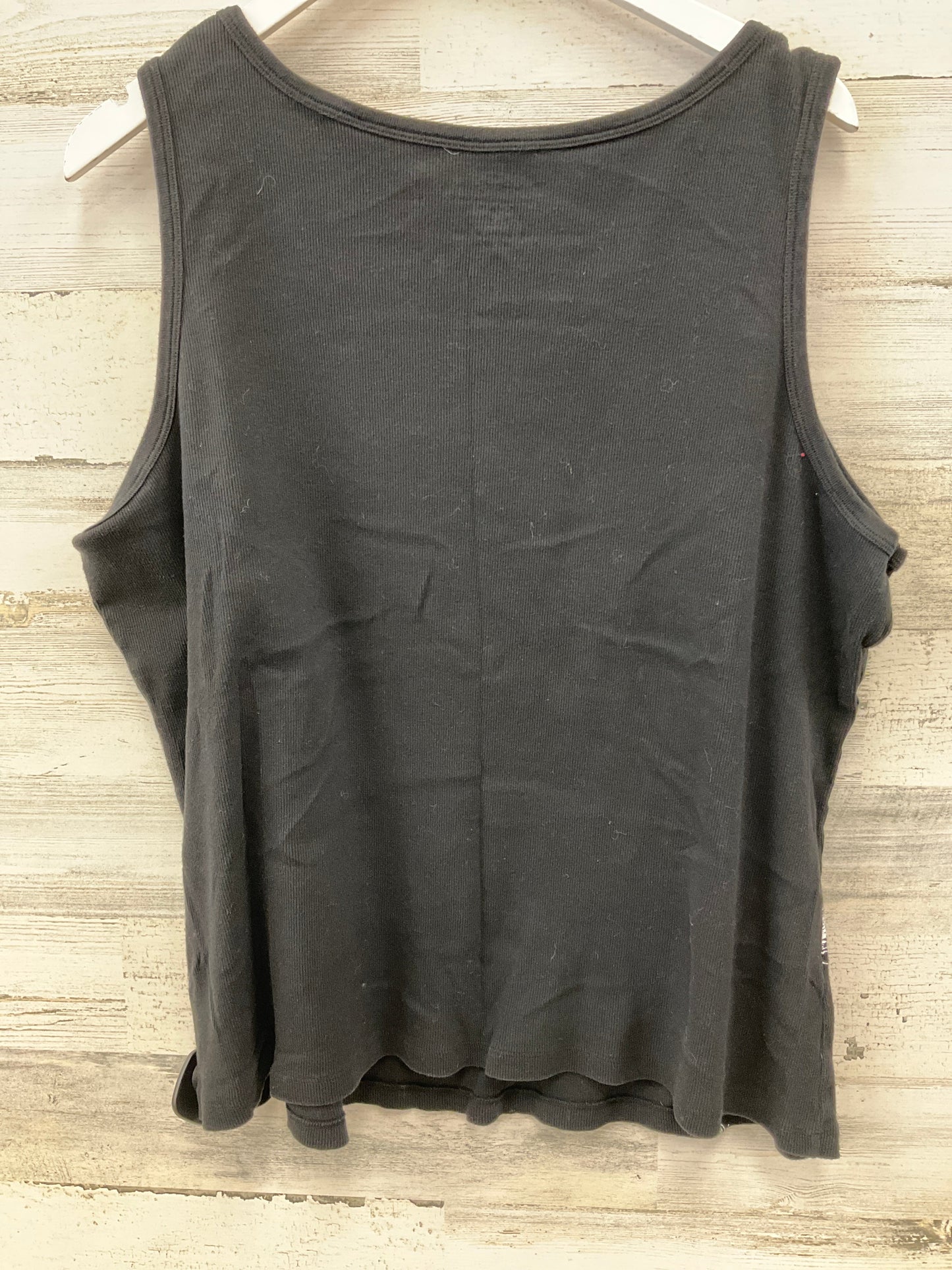 Top Sleeveless By Faded Glory In Black, Size: 4